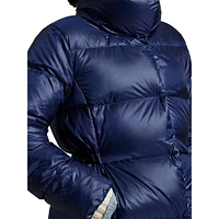 Girl's Down-Blend Quilted Winter Jacket