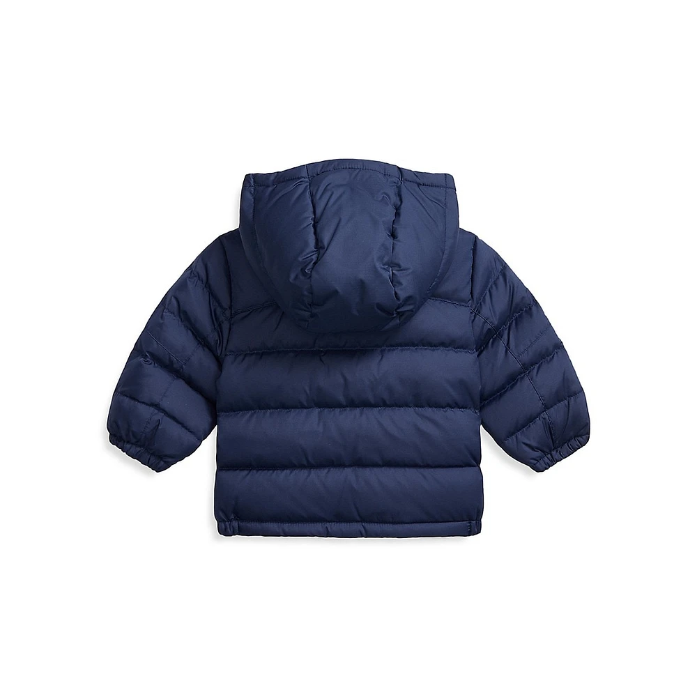 Baby Boy's Ripstop Hooded Down Jacket