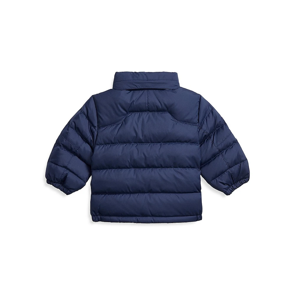 Baby Boy's Ripstop Hooded Down Jacket