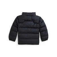 Little Boy's Ripstop Hooded Down Jacket