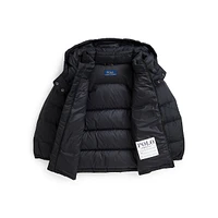 Little Boy's Ripstop Hooded Down Jacket