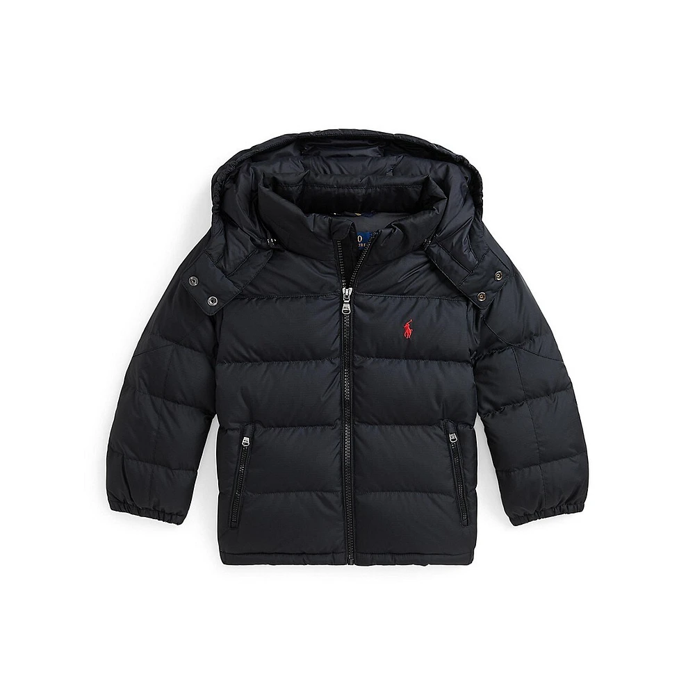 Little Boy's Ripstop Hooded Down Jacket