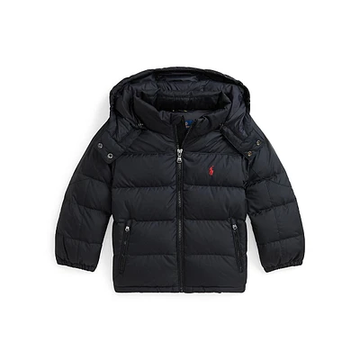 Little Boy's Ripstop Hooded Down Jacket