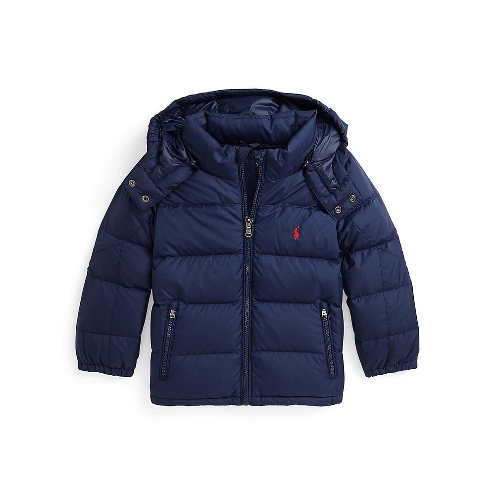 Little Boy's Ripstop Hooded Down Jacket