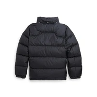 Boy's Ripstop Hooded Down Jacket