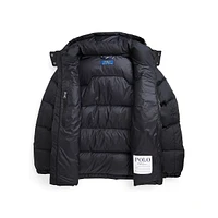 Boy's Ripstop Hooded Down Jacket