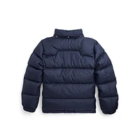 Boy's Ripstop Hooded Down Jacket