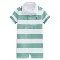 Baby Boy's Striped Cotton Rugby Shortall