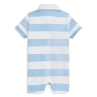 Baby Boy's Striped Cotton Rugby Shortall
