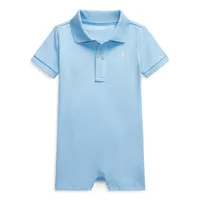 Baby Boy's Soft Cotton Polo Shortall