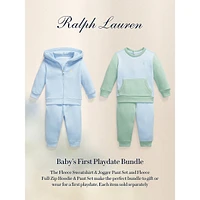 Baby Boy's 2-Piece Fleece Full-Zip Hoodie & Pants Set