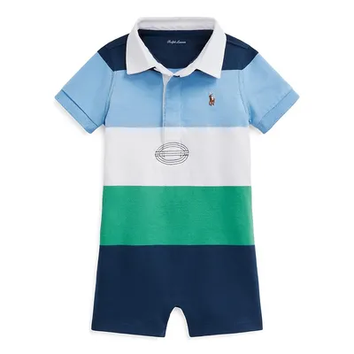 Baby Boy's Striped Cotton Jersey Rugby Shortall