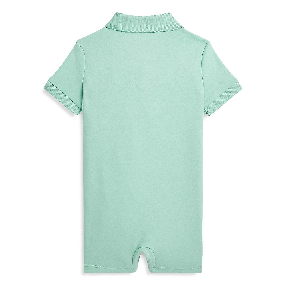 Combinaison-short avec ourson Polo pour bébé garçon