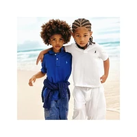 Little Boy's Mesh Polo Shirt