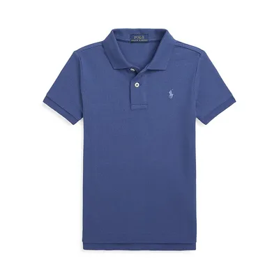 Little Boy's Mesh Polo Shirt