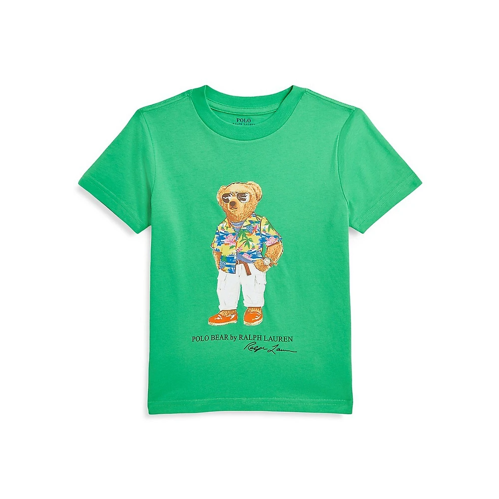 Little Boy's Polo Bear Cotton Jersey T-Shirt
