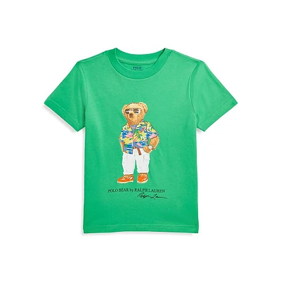 Little Boy's Polo Bear Cotton Jersey T-Shirt