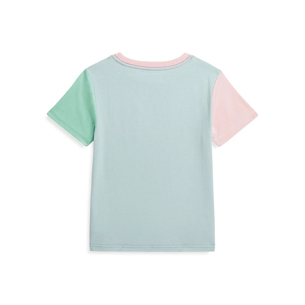 Little Boy's Colourblock Pocket T-Shirt