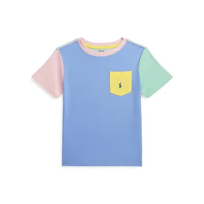 Little Boy's Colourblock Pocket T-Shirt