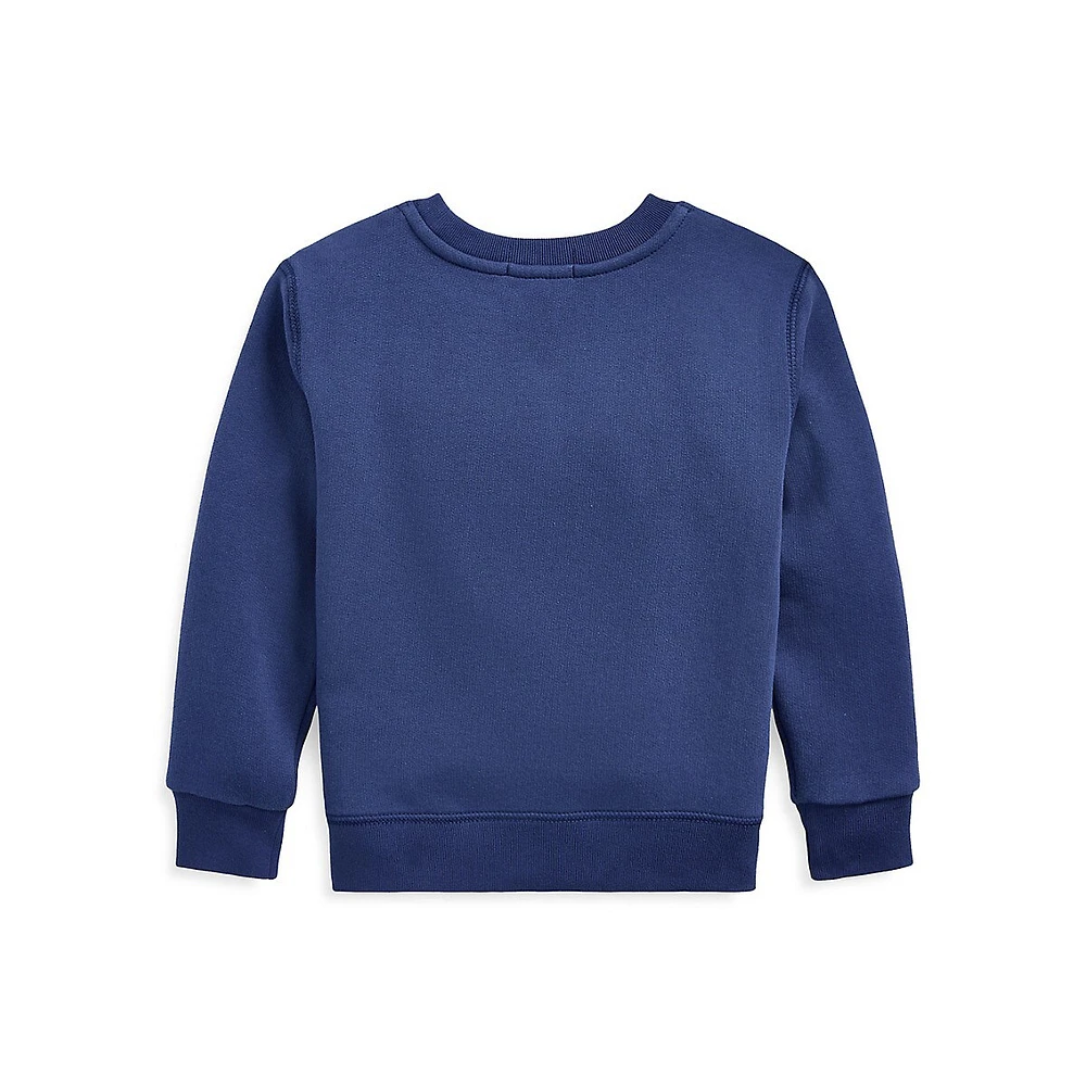Little Boy's Polo Bear Fleece Sweatshirt