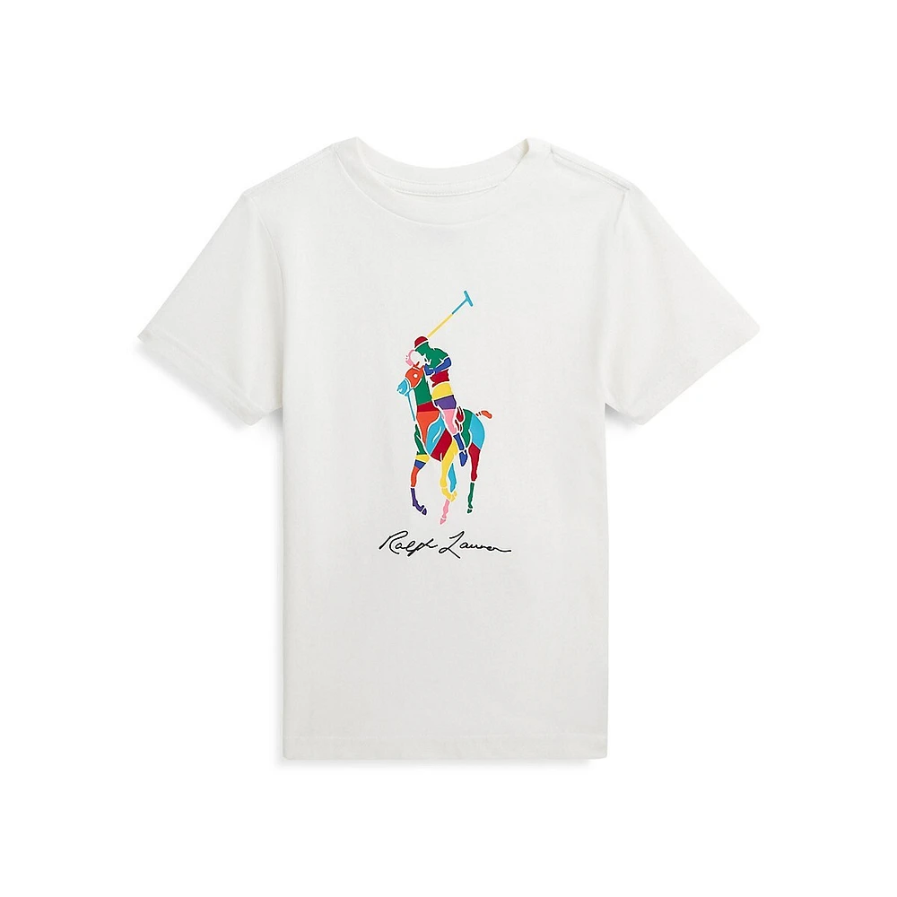 Little Boy's Colourblocked Big Pony T-Shirt