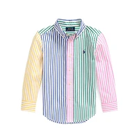 Little Boy's Striped Cotton Poplin Fun Shirt