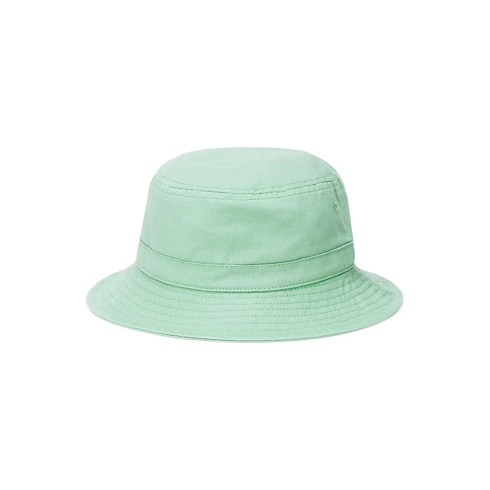 Little Boy's Polo Bear Cotton Twill Bucket Hat