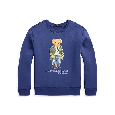 Boy's Polo Bear Fleece Sweatshirt