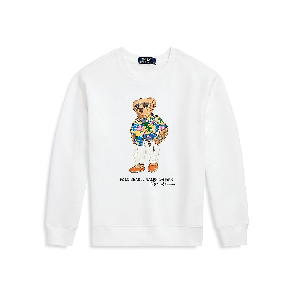 Boy's Polo Bear Fleece Sweatshirt