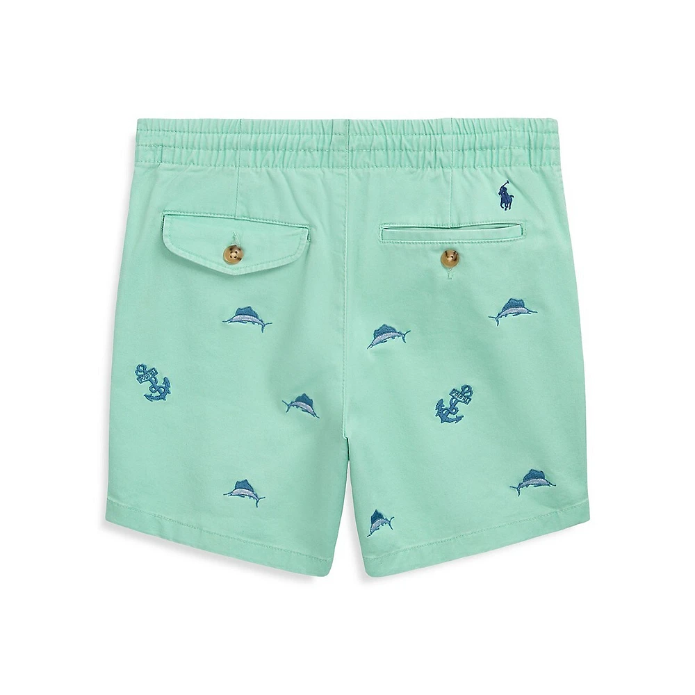 Boy's Prepster Marlin Stretch Chino Shorts