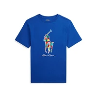 Boy's Colourbocked Big Pony T-Shirt