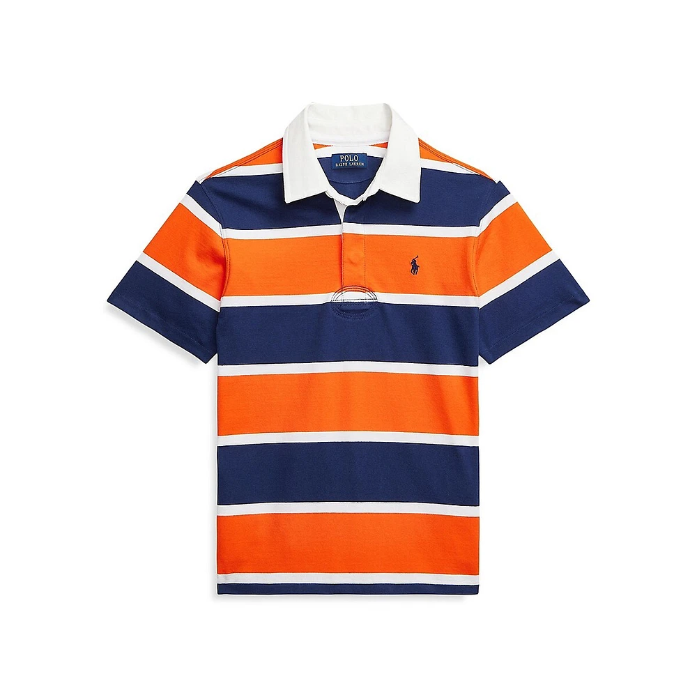 Boy's Striped Rugby Shirt