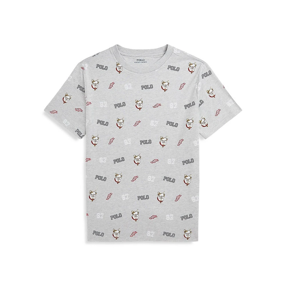 Boy's Varsity Inspired-Print T-Shirt