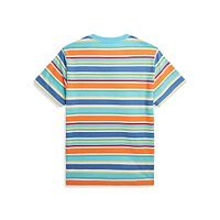 Boy's Striped Pocket T-Shirt