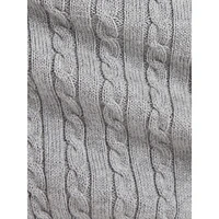 Baby Girl's Mini-Cable Cotton Cardigan