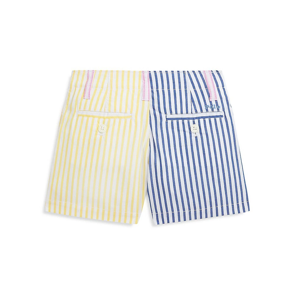 Little Girl's Striped Cotton Fun Shorts