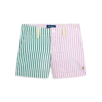 Little Girl's Striped Cotton Fun Shorts