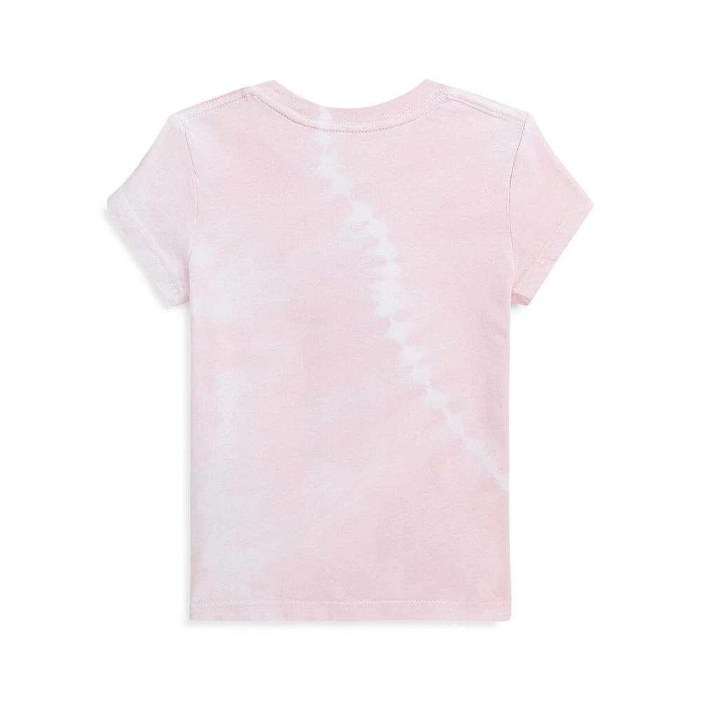 Little Girl's Polo Bear Tie-Dye Cotton Jersey T-Shirt