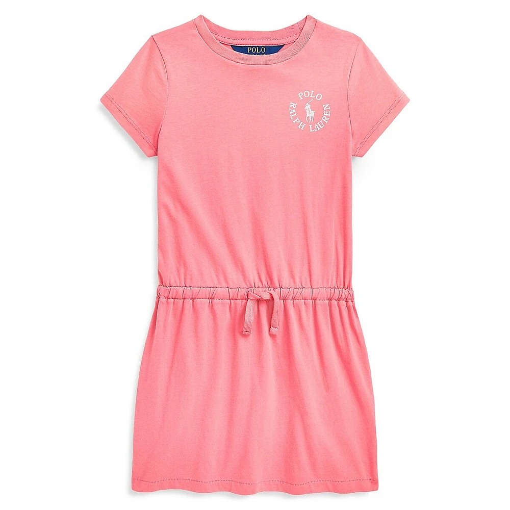 Little Girl's Big Pony Logo Cotton Jersey T-Shirt Dress