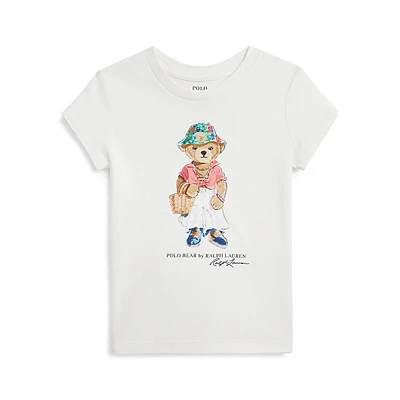Little Girl'sPolo Bear T-Shirt