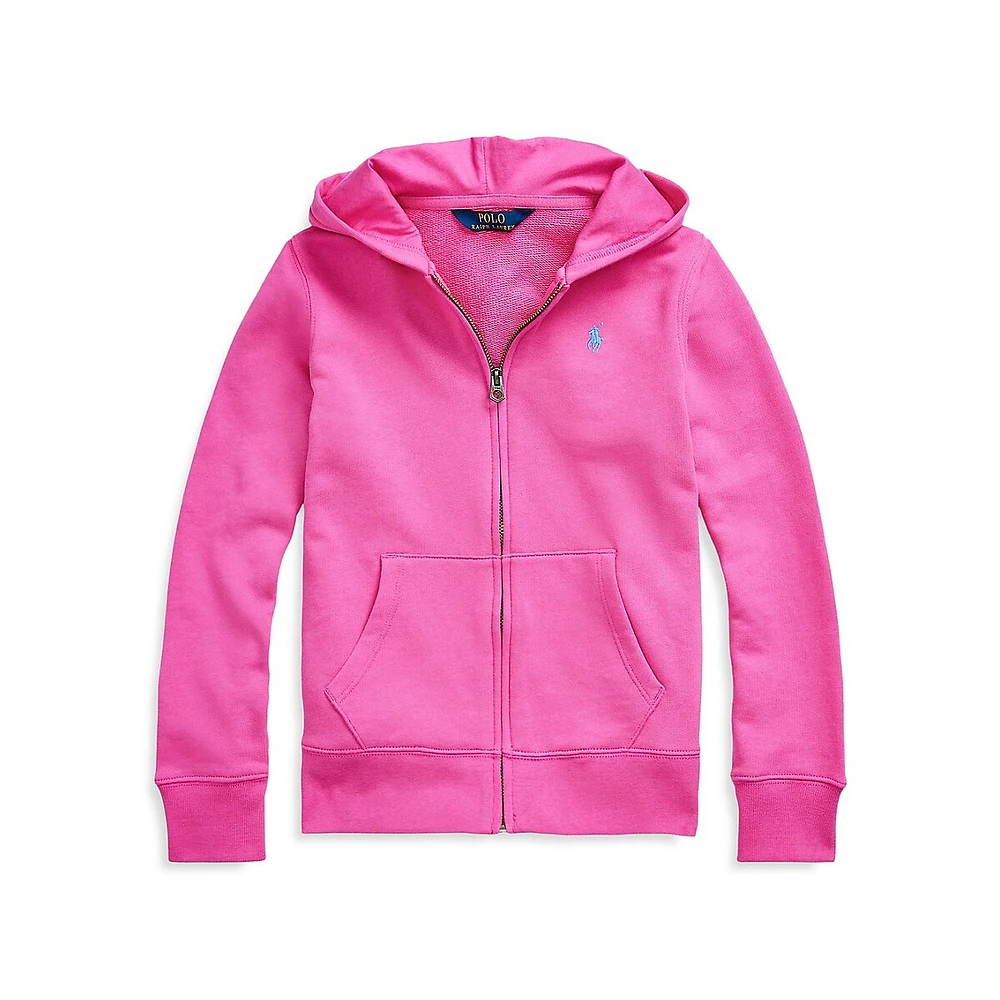 Girl's Terry Full-Zip Hoodie