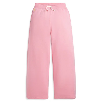 Girl's Wide-Leg Terry Sweatpants