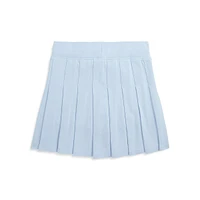 Girl's Pleated Mesh Skort