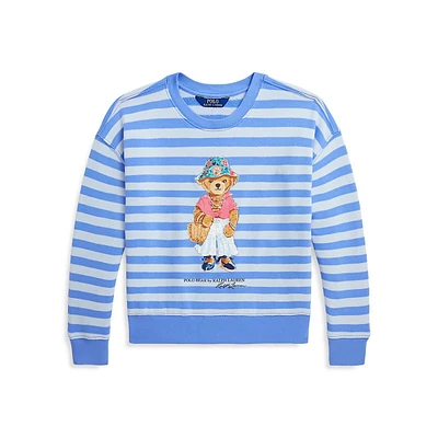 Girl's Polo Bear French Terry Sweatshirt
