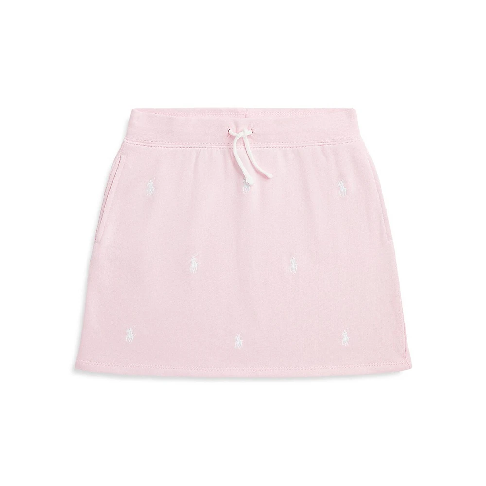 Girl's Polo Pony Terry Skirt