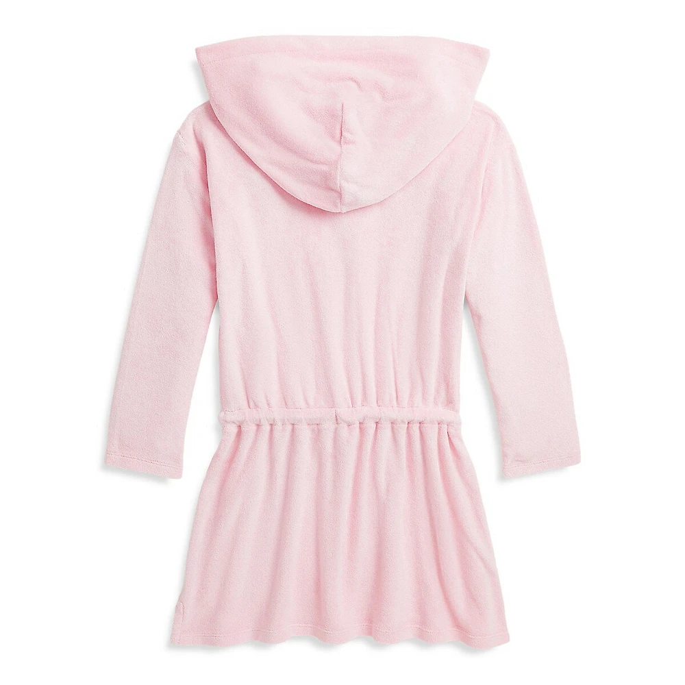 Little Girl's Hooded Terry Coverup