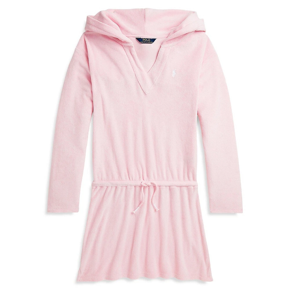 Girl's Hooded Terry Coverup