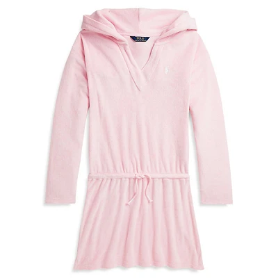 Girl's Hooded Terry Coverup