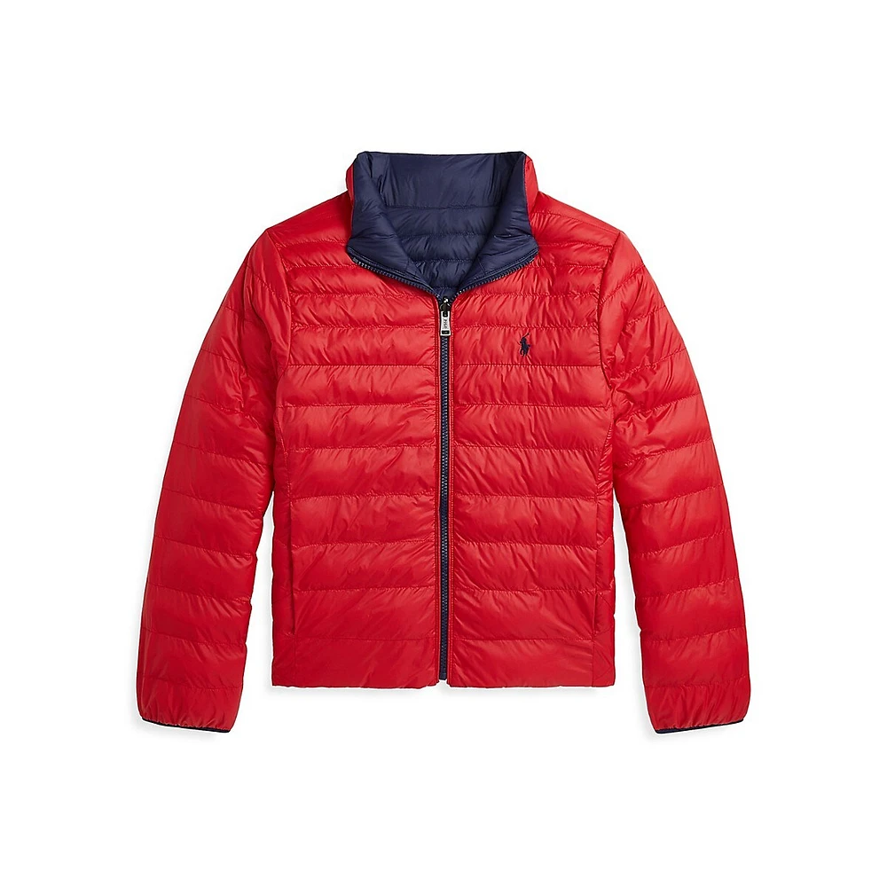 Kid's P-Layer 2 Reversible Quilted Jacket