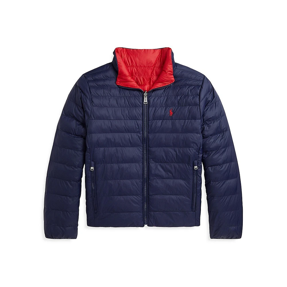 Kid's P-Layer 2 Reversible Quilted Jacket